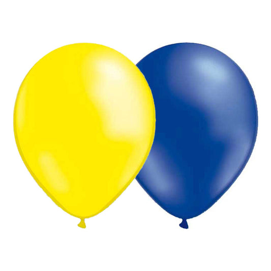Ballonger Metallic Blå/Gul