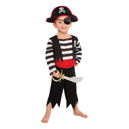Klassisk Pirat Barn Maskeraddräkt