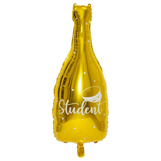 Student Champagneflaska Folieballong