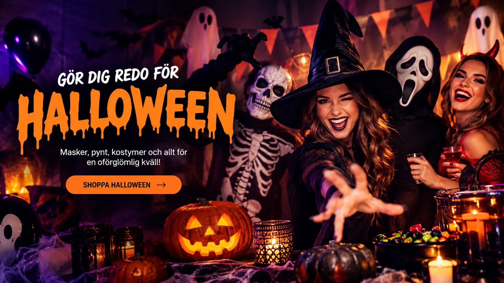 Halloween hos Partykungen