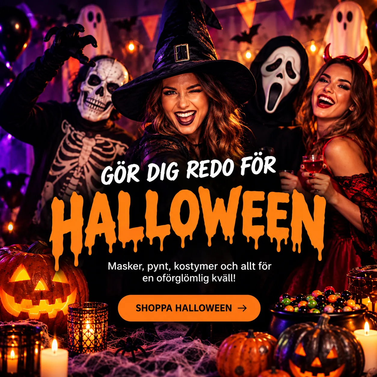 Halloween hos Partykungen